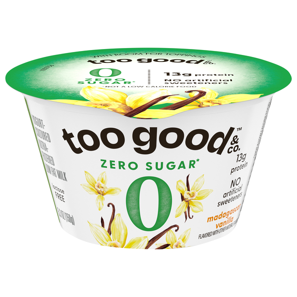 Too Good & Co. Zero Sugar Lactose Free Madagascar Vanilla Yogurt Cup