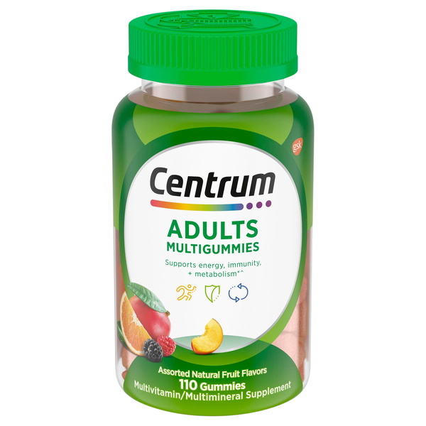 Centrum Adult Multigummies Assorted Natural Fruit Flavors