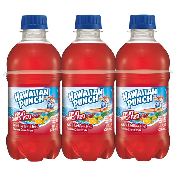 Hawaiian Punch Juice Drink Fruit Juicy Red - 6 pk