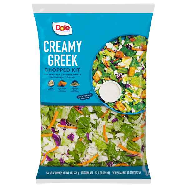 Dole Creamy Greek Chopped Salad Kit
