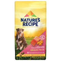 Nature's Recipe Grain Free Salmon Sweet Potato Pumpkin Adult Dry Dog Food