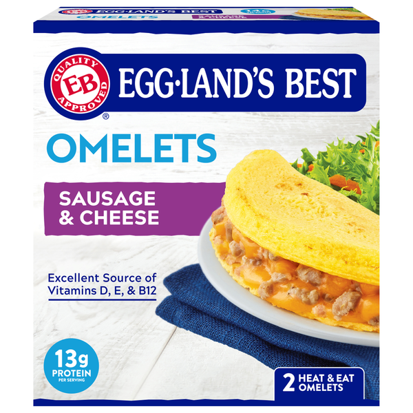 Eggland's Best Sausage & Cheese Omelets - 2 ct