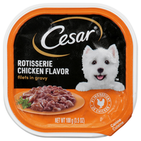 CESAR Rotisserie Chicken Flavor Filets in Gravy Canine Cuisine