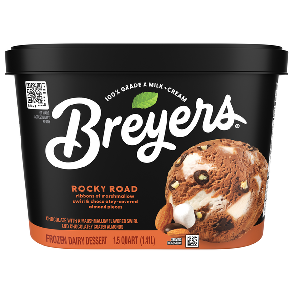Breyers Rocky Road Frozen Dairy Dessert