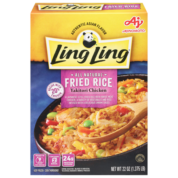 Save on Ling Ling Fried Rice JapaneseStyle Yakitori Chicken All