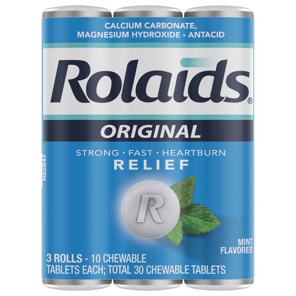 Rolaids Extra Strength Mint Flavor Antacid Chewable Tablets