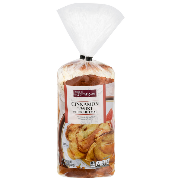 Save on Taste of Inspirations Cinnamon Twist Brioche Bread Loaf Order
