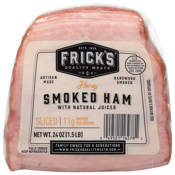 Frick's Deli Ham Honey Smoked Sliced