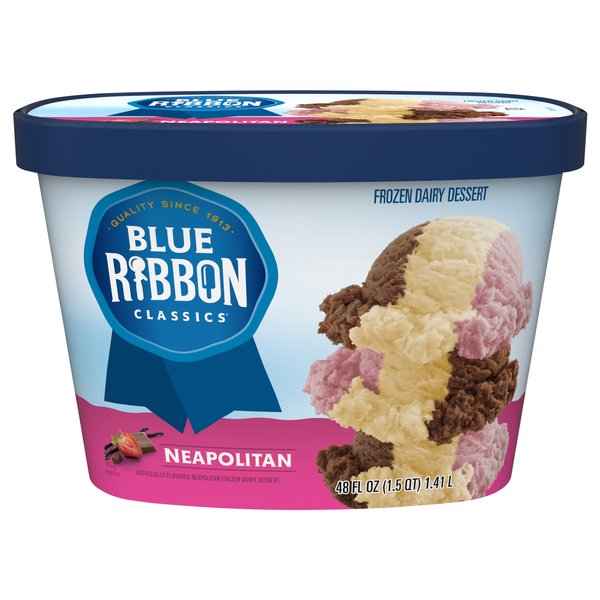 Blue Ribbon Classics Neapolitan Frozen Dairy Dessert