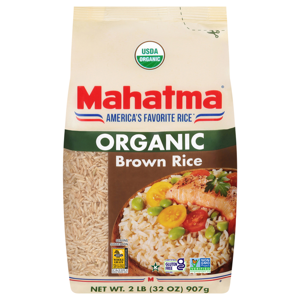 Mahatma Organic Gluten Free Brown Rice