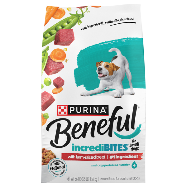 Purina Beneful IncrediBITES Small Dogs Farm-Raised Beef Adult Dry Dog Food