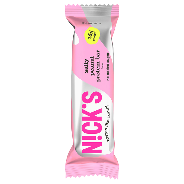 N!ck's No Added Sugar Salty Peanut 15g Protein Bar