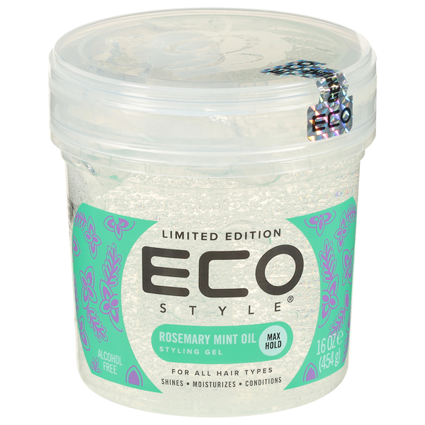 Eco Style Max Hold Rosemary Mint Oil Styling Gel
