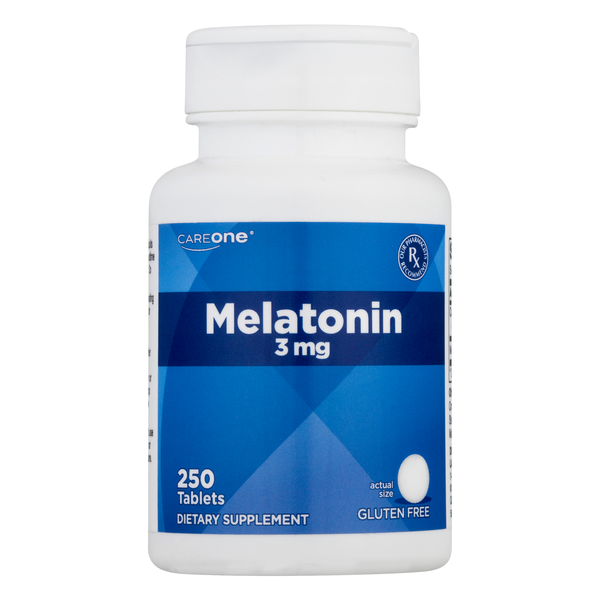 CareOne Gluten Free 3mg Melatonin Tablets