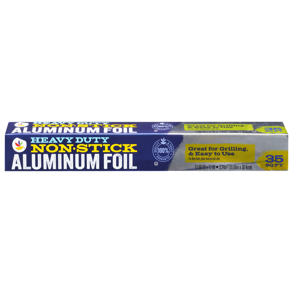 Stop & Shop Heavy Duty Non-Stick Aluminum Foil 12 Inch Wide