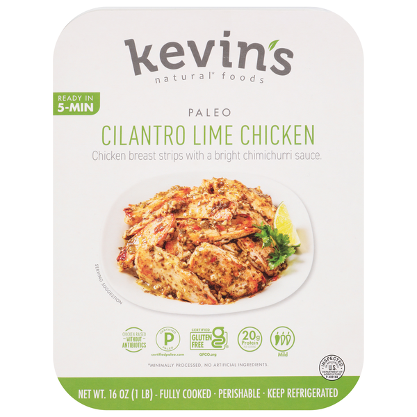 Kevin's Natural Foods Paleo Cilantro Lime Chicken Refrigerated