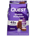 Quest Chocolate 45g Protein Milkshakes - 4 pk