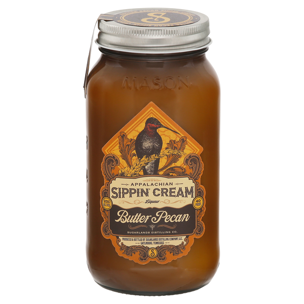 Sugarlands Distilling Co. Appalachian Sippin' Cream Butter Pecan Liqueur