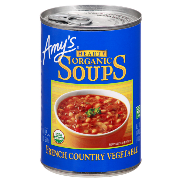 Save on Amy's French Country Vegetable Hearty Soup Organic Order Online