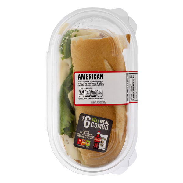 Save on Giant Deli Sandwich American 