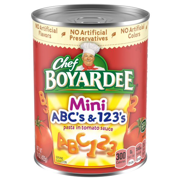 Chef Boyardee Mini ABC's & 123's