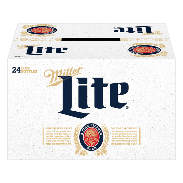 Miller Lite Pilsner Beer - 24 pk