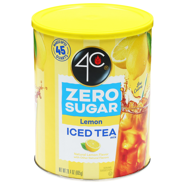 4C Zero Sugar Lemon Iced Tea Mix