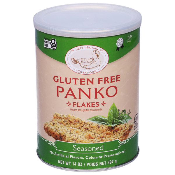 Jeff Nathan Creations Panko Flakes Seasoned Gluten Free