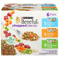 Purina Beneful Chopped Blends Variety Pack Adult Wet Dog Food - 6 ct