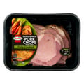 Hormel Fully Cooked Bone-In Thin Cut Smoked Pork Chops Fresh