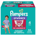 Pampers Cruisers 360 Size 4 Baby Diapers 22-37 lb