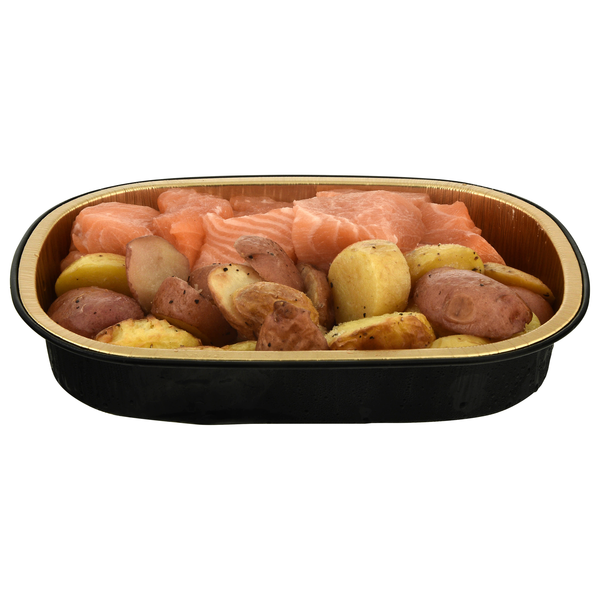 Hannaford Salmon Cubes with Potatoes