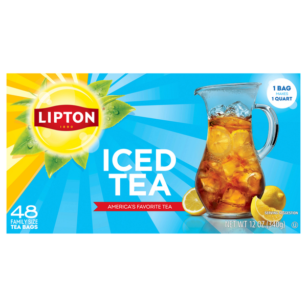 Lipton Black Iced Tea Family Size Bags