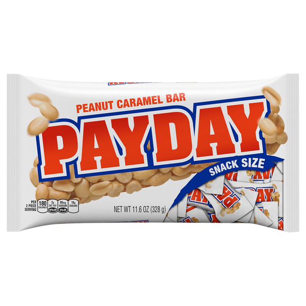 PAYDAY Peanut Caramel Candy Bars Snack Size
