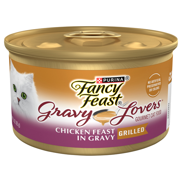 Save on Fancy Feast Gravy Lovers Grilled Chicken Feast in Gravy Wet Cat