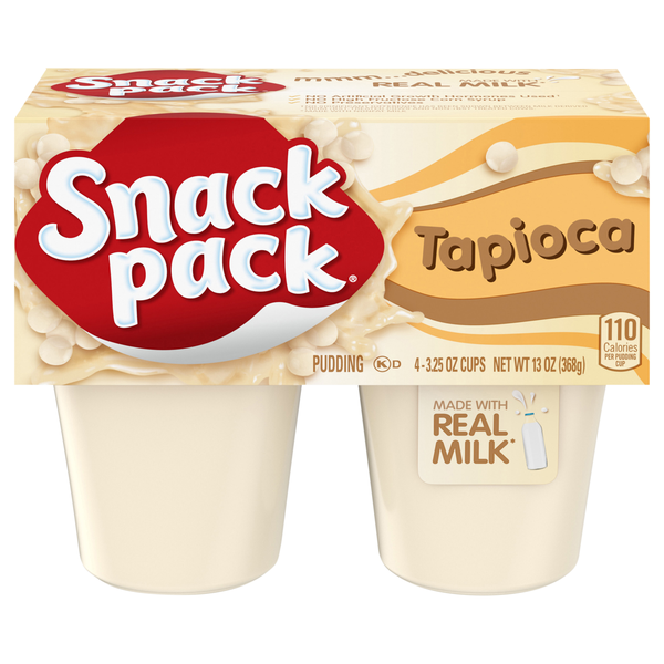 Snack Pack Tapioca Pudding Cups - 4 ct