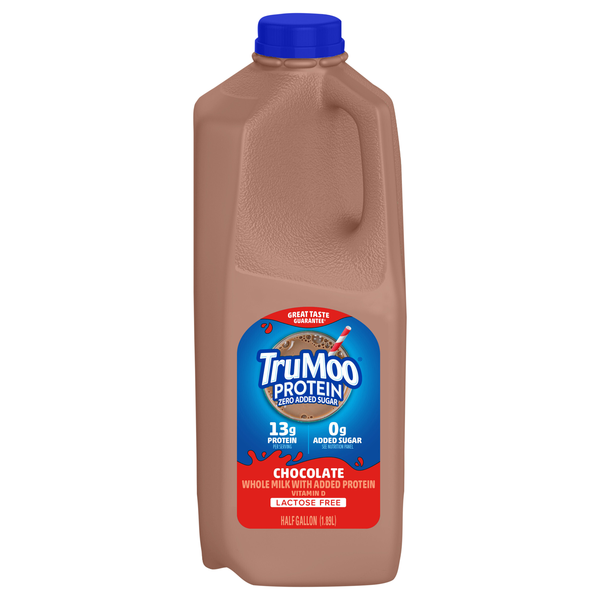 TruMoo Zero Added Sugar Protein Fortified Whole Chocolate Milk