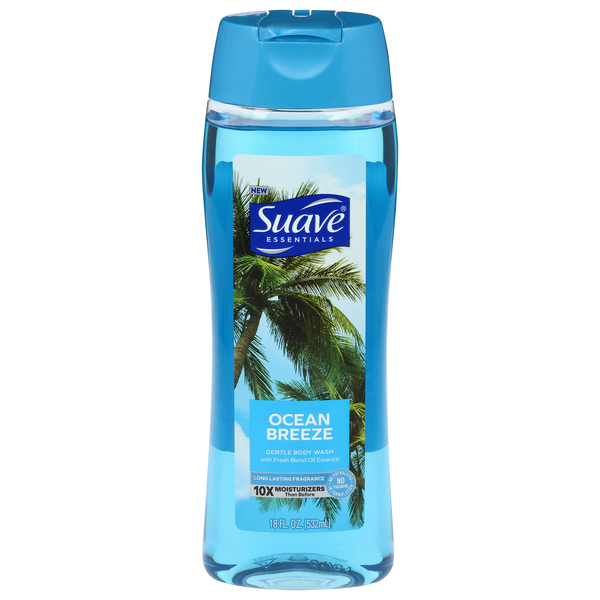 Suave Essentials Ocean Breeze Gentle Body Wash