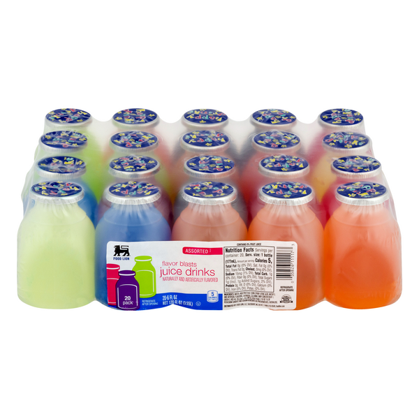 Food Lion Flavor Blast Juice Drinks Assorted - 20 pk