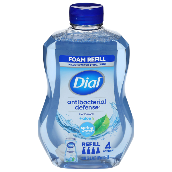 Dial Antibacterial Defense Spring Water Scent Foam Hand Wash Refill