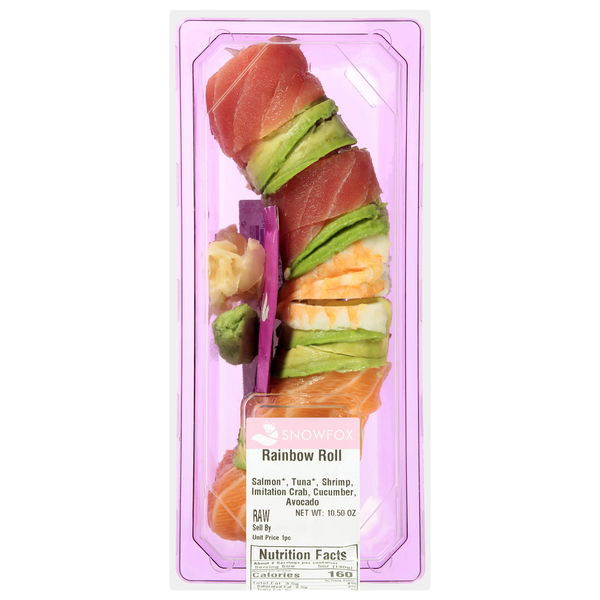 Snowfox Rainbow Roll