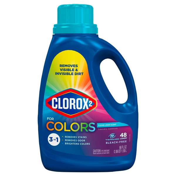 Save on Clorox 2 3n1 For Colors Clean Linen Scent Laundry Additive