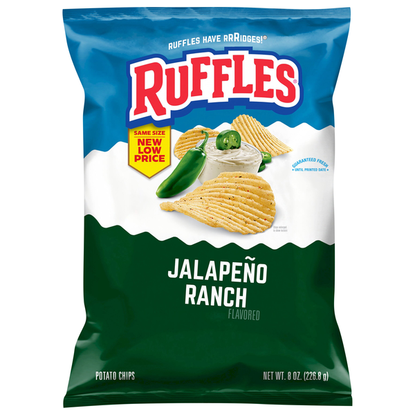 Ruffles Jalapeno Ranch Potato Chips