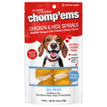 Chomp'ems Chicken & Hide Spirals Dog Treats - 2 ct