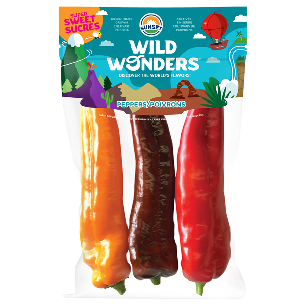 Sunset Wild Wonders Super Sweet Peppers
