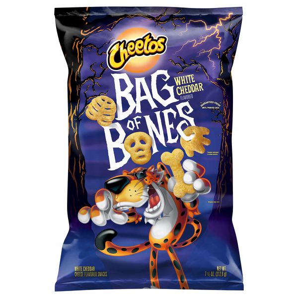 Cheetos Bag of Bones White Cheddar Cheese Flavored Snacks Halloween