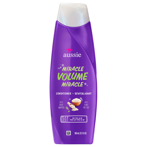 Aussie Miracle Volume Conditioner with Bamboo Paraben Free