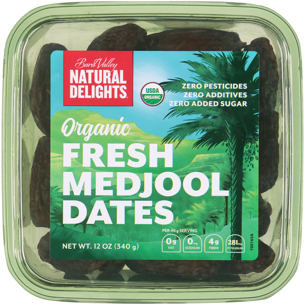 Natural Delights Fresh Whole Medjool Dates Organic