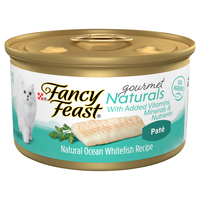 Fancy Feast Gourmet Naturals Grain Free Pate Whitefish Adult Wet Cat Food