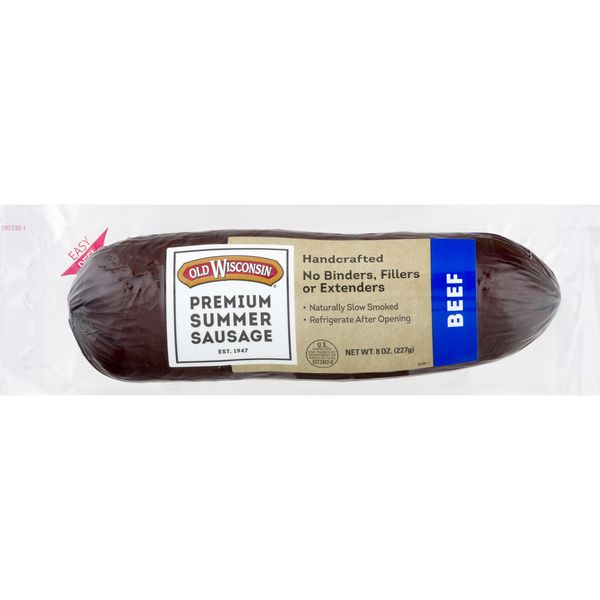 Save on Old Wisconsin Premium Beef Summer Sausage Order Online Delivery